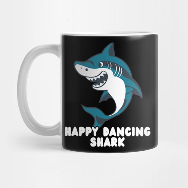 Happy Dancing Shark by Estrella Design